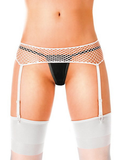 Kinksters Ζαρτιέρες See Through Λευκές 3479222014152