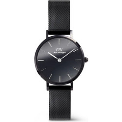 Daniel Wellington Petite Reflection Γυναικείο Ρολόι με Μαύρο Μεταλλικό Μπρασελέ DW00100798