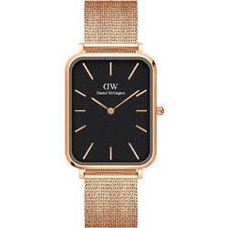 Daniel Wellington Γυναικείο Ρολόι με Ροζ Χρυσό Μεταλλικό Μπρασελέ DW00100466