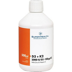 Super Health D3 & K2 Υγρά 500ml