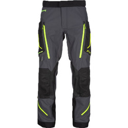 Klim Badlands Pro Ανδρικό Παντελόνι Μηχανής 4 Εποχών Αδιάβροχο Gore-Tex Γκρι Κίτρινο