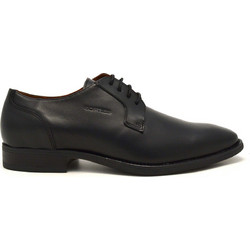 Softies Ανδρικά Σκαρπίνια Derby Δερμάτινα Μαύρα 8112-1040
