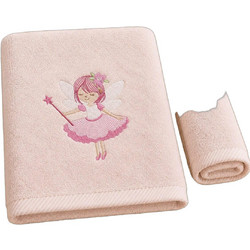 Astron Fairytale Girls Σετ Παιδικές Πετσέτες 2τμχ 500gr/m² 85211