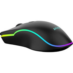 ActiveJet AMY-W390 Ενσύρματο Gaming Ποντίκι RGB 2000 DPI Black