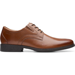 Clarks Whiddon Plain Ανδρικά Σκαρπίνια Derby Δερμάτινα Ταμπά 26152919