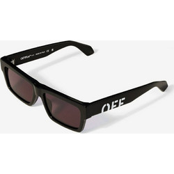 Off White 1035 1007 Γυαλιά Ηλίου Τετράγωνα Κοκάλινα Μαύρα με Καφέ Φακό