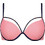 Marko Kayla Bikini Top με Ενίσχυση Ροζ M-810