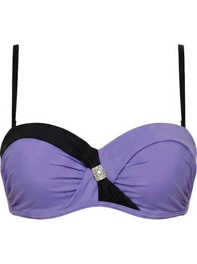 Marko Ada Bikini Top με Ενίσχυση Μωβ M-803