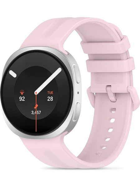 Tech-Protect Evo Λουράκι Σιλικόνης Powder Pink (Samsung Galaxy Watch 9 / Watch 8)