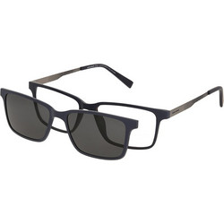 Solano CL90316 C Ανδρικός Σκελετός Γυαλιών Οράσεως με Clip-On Μεταλλικός Μαύρος
