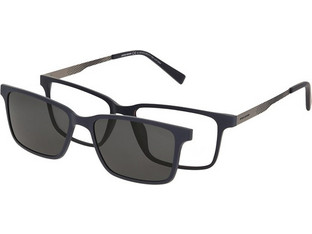 Solano CL90316 C Ανδρικός Σκελετός Γυαλιών Οράσεως με Clip-On Μεταλλικός Μαύρος