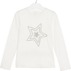 Losan Παιδικό T-Shirt Μακρυμάνικο Λευκό 024-1023AL-002