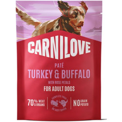 Carnilove Adult Pate Grain Free with Turkey & Buffalo 300gr