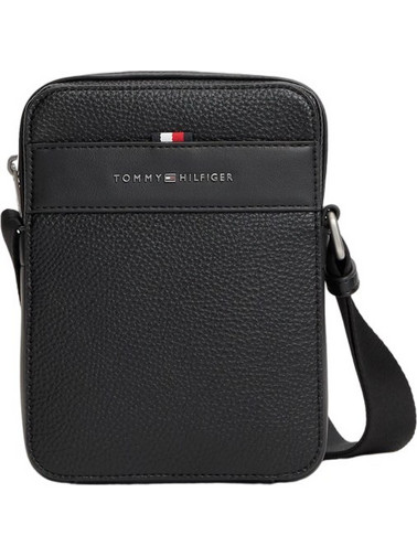 Tommy Hilfiger Ανδρική Τσάντα Ώμου / Χιαστί Μαύρη AM0AM14698-BDS