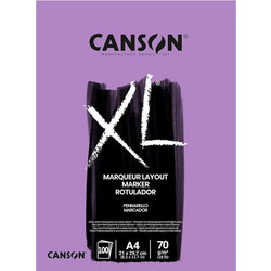 Canson XL Μπλοκ Σχεδίου A4 Marker Paper 70gr/m² 100 Φύλλα