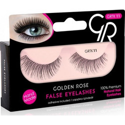 Golden Rose GRTK 11 Kit Βλεφαρίδες Ενιαίες Σετ με Κόλλα 2τμχ 8691190122812
