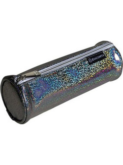 Exacompta Glitter Κασετίνα Βαρελάκι Μαύρη 52770E