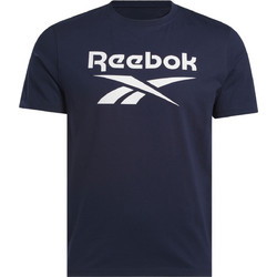 Reebok CHAD Big Logo Crew Ανδρικό Αθλητικό T-Shirt Navy Μπλε 100240895
