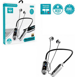 Treqa BT-82 Ακουστικά Bluetooth In Ear Black