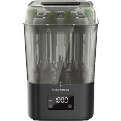Baby Brezza SuperQuick Βρεφικός Αποστειρωτής Μπιμπερό Ηλεκτρικός με Στεγνωτήρα Black BRZ0210