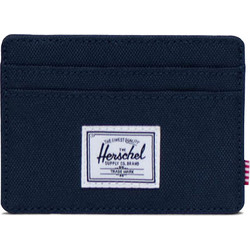 Herschel Μικρό Υφασμάτινο Γυναικείο Πορτοφόλι Καρτών Navy Μπλε Charlie