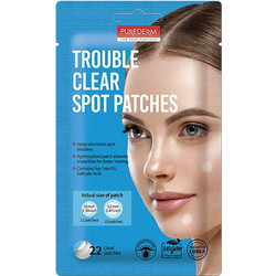 Purederm Trouble Clear Spot Επιθέματα Προσώπου για Σπυράκια 22τμχ