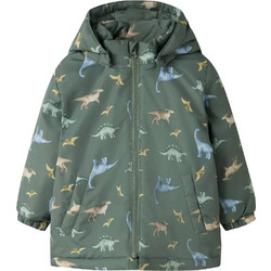 Name It Παιδικό Μπουφάν Χειμωνιάτικο Softshell Αδιάβροχο Χακί 13255204