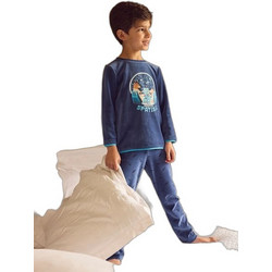 Sergent Major Odyssee Spatiale Παιδική Πιτζάμα Fleece Χειμωνιάτικη Navy Μπλε NUICOAGE