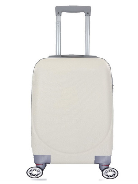Ormi PS219-18 Βαλίτσα Καμπίνας 55x35x20cm με 4 Ρόδες Λευκή