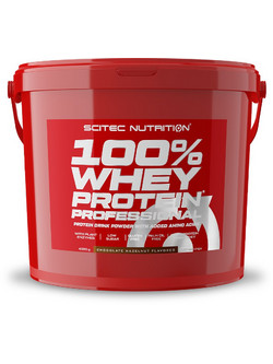 Scitec Nutrition 100% Whey Professional Chocolate Hazelnut Πρωτεΐνη Ορού Γάλακτος Γράμμωσης Χωρίς Γλουτένη 4kg