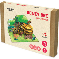 Wudorld Artistic Ξύλινη Κατασκευή Honey Bee