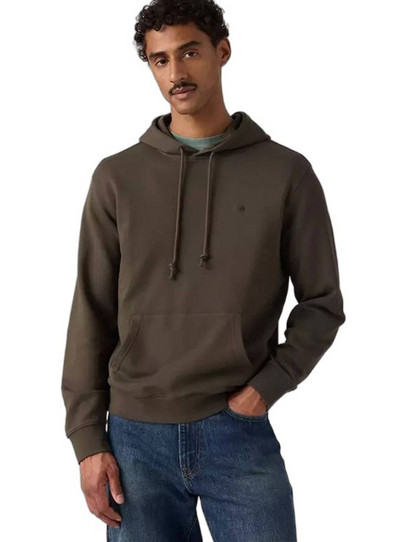 Levi's Ανδρικό Φούτερ με Κουκούλα & Τσέπες Καφέ 34581-0066