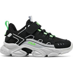 Fila Memory Spinel V Παιδικά Sneakers Μαύρα Lime 7YF33002-036