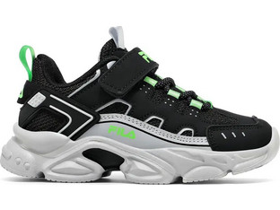 Fila Memory Spinel V Παιδικά Sneakers Μαύρα Lime 7YF33002-036