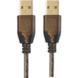 Awei 000081 Καλώδιο Braided USB-A Male 2.0 to USB-A Male 0.2m Black