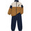 Mayoral Παιδικό Σετ Φόρμας Μπεζ Καφέ Navy Μπλε 16-04811-040