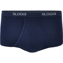 Sloggi Ανδρικό Σλιπ Βαμβακερό με Άνοιγμα Navy Μπλε 10004713-80