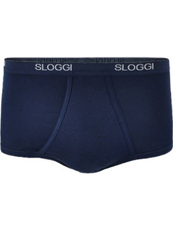Sloggi Ανδρικό Σλιπ Βαμβακερό με Άνοιγμα Navy Μπλε 10004713-80