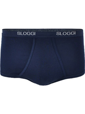 Sloggi Ανδρικό Σλιπ Βαμβακερό με Άνοιγμα Navy Μπλε 10004713-80