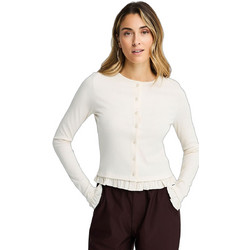 Funky Buddha Γυναικείο Χειμερινό Crop Top Εκρού FBL014-109-07