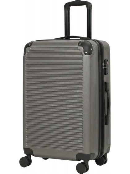 HOMCOM 600-018V04CG Βαλίτσα Μεσαία 66x43x27cm με 4 Ρόδες Ανθρακί