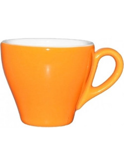Lukanda Rio Φλιτζάνι Espresso & Cappuccino Πορσελάνης Πορτοκαλί 90ml CP1-09OR