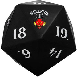 Cinereplicas Hellfire Club Stranger Things Ζάρι Jumbo Squishy Μαύρο