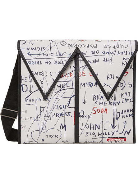 Sprayground Basquiat Untitled 1983 Ανδρική Τσάντα Ώμου / Χιαστί Εκρού 910B4180NSZ