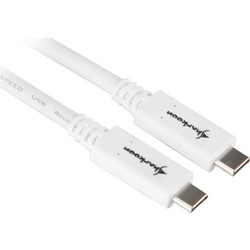 Sharkoon USB-C to USB-C 0.5m White 4044951021178