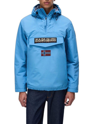 Napapijri Rainforest 3 Ανδρικό Μπουφάν Χειμωνιάτικο Pullover Μπλε NP0A4GMC-B9E