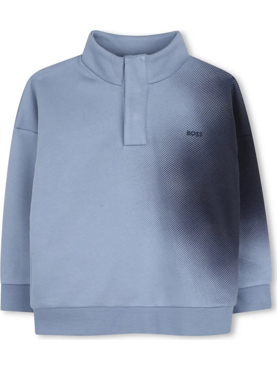 Hugo Boss Παιδικό Φούτερ Γαλάζιο J53494-896