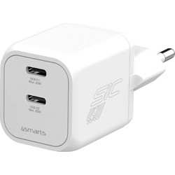 4Smarts PDPlug SiC Φορτιστής χωρίς Καλώδιο με 2 Θύρες USB-C 45W Power Delivery