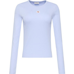 Calvin Klein Γυναικείο Χειμερινό Top Ριπ Γαλάζιο LV047E205G-TKF