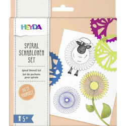 Heyda Στένσιλ Σχέδια Spiral 5τμχ 2848707-70